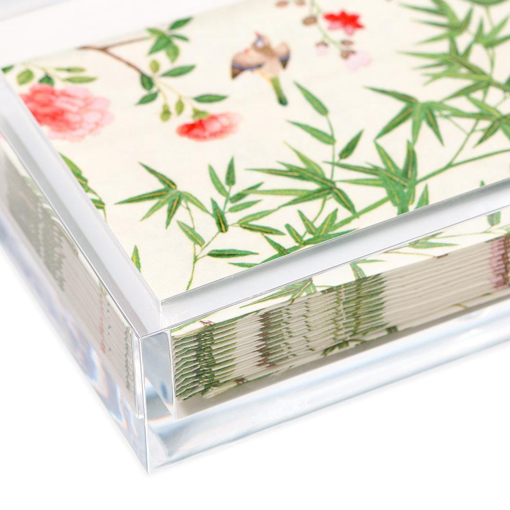 Clear Acrylic Guest Towel Napkin Holder